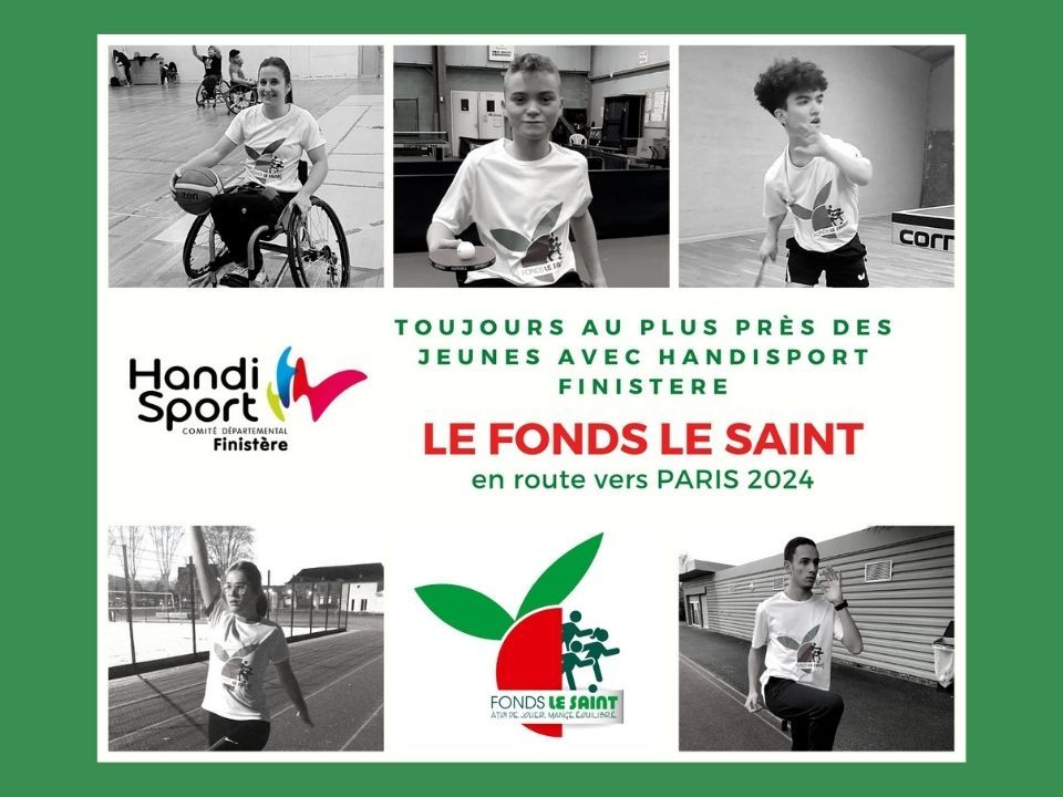 fonds le saint partenaire des JO handisport 2024